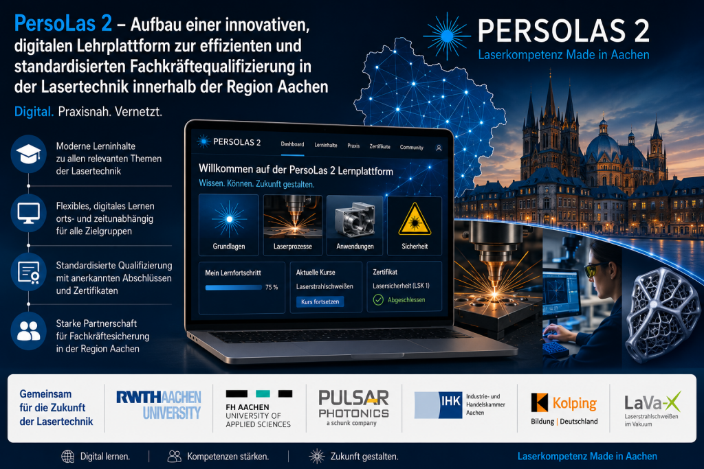 PersoLas 2 – KI-gestützte Lehr- und Lernplattform für Lasertechnik (KI-Visualisierung)